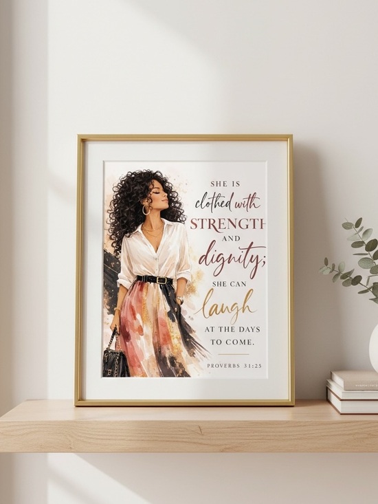 Design Debbie Studio Other - DDS Art Print, 8x10, Bible Verse, Paper Print, Unframed, Women’s Series